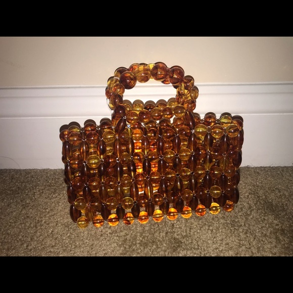 Tortoise beaded bag  purse by  Urban Expressions - Picture 6 of 8